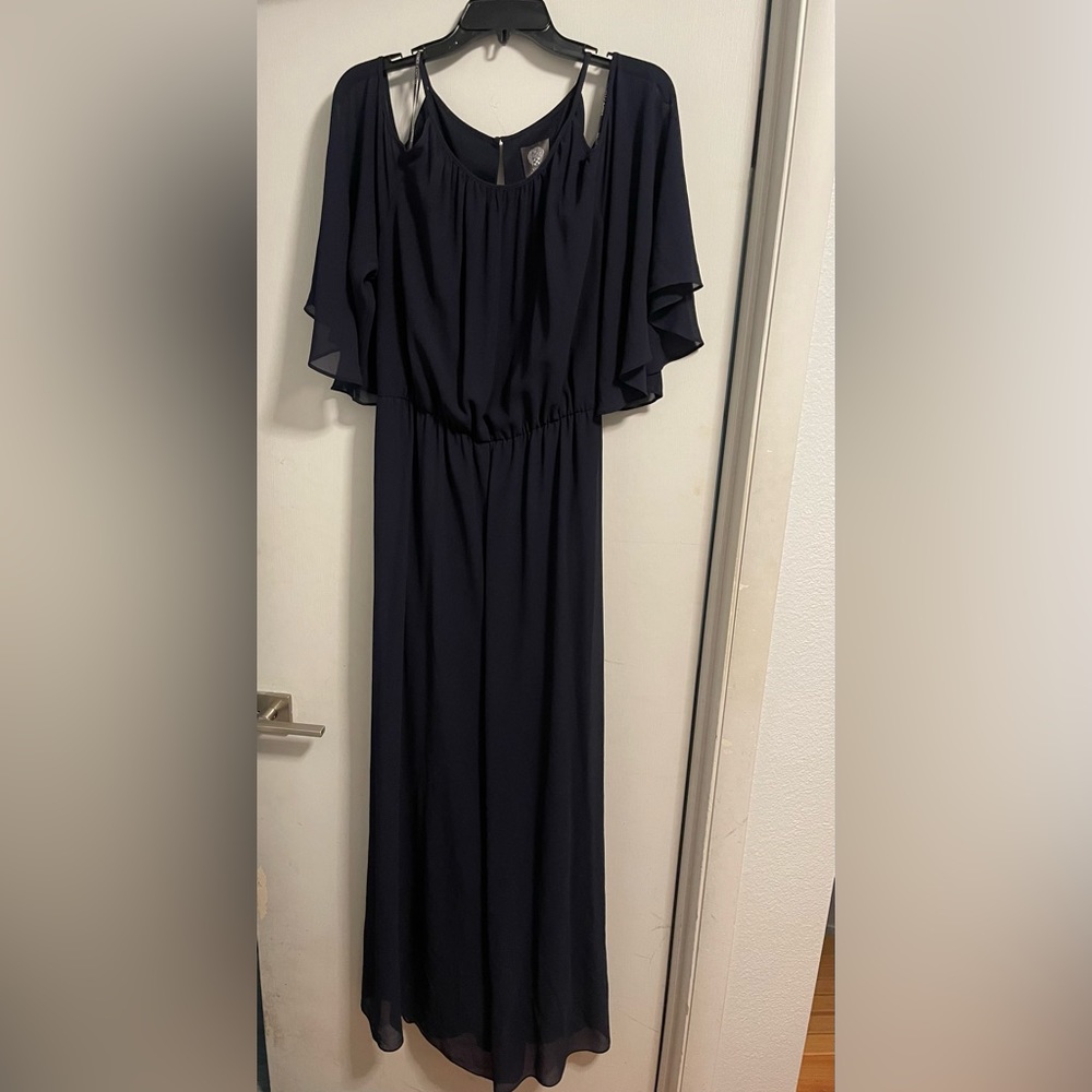 Vince Camuto Navy Blue Jumpsuit